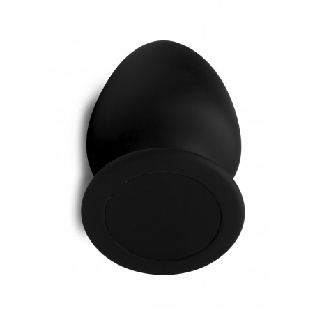 Squeezable Large Anal Plug - Black