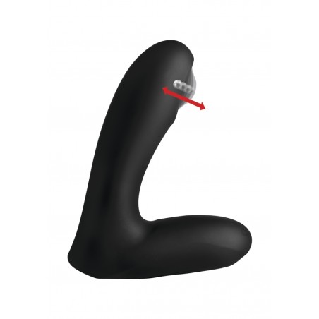 12X P-PULSE Tapping Prostate Stimulator - Black