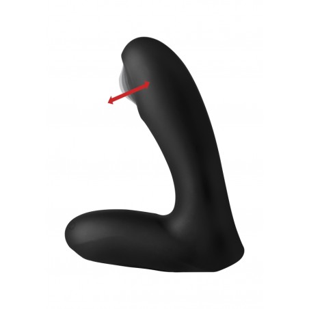 12X P-PULSE Tapping Prostate Stimulator - Black