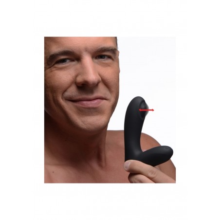 12X P-PULSE Tapping Prostate Stimulator - Black