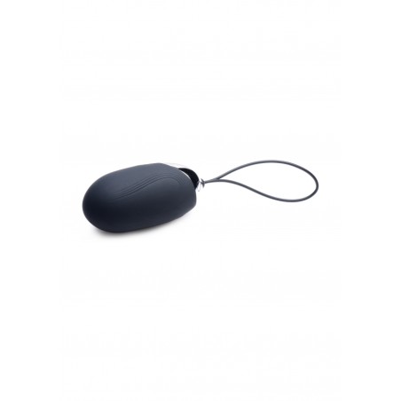 Thunder Egg 21X Silicone Vibrator with Remote Control - Black