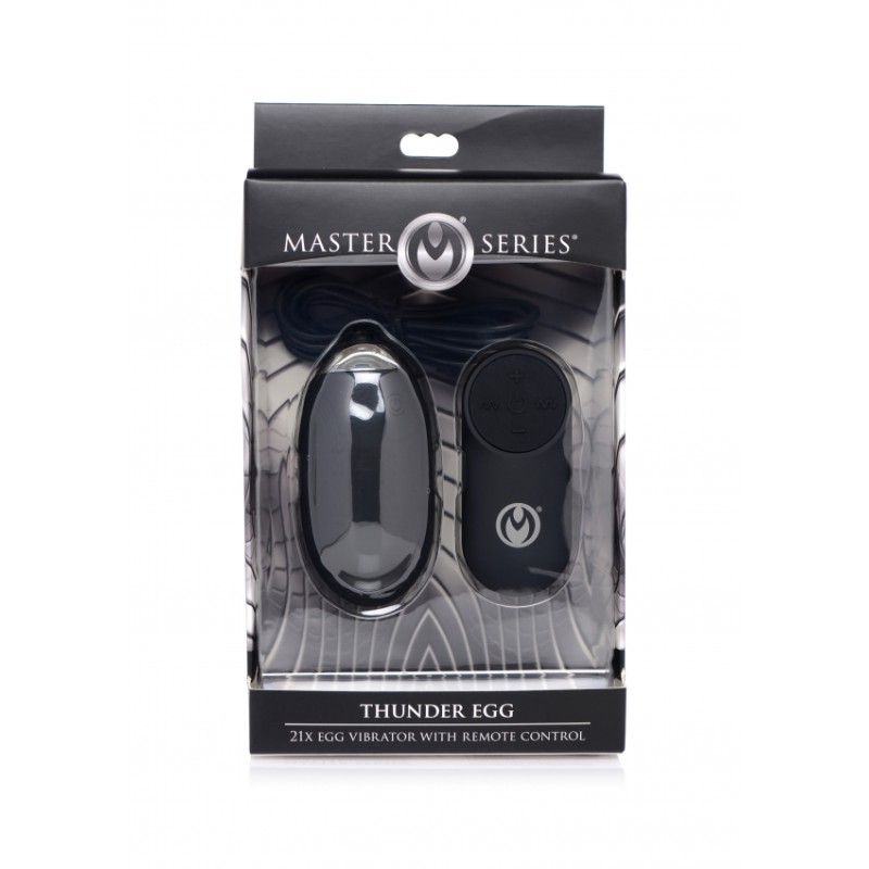Thunder Egg - 21X Δονούμενο Ασύρματο Κολπικό Αβγό Σιλικόνης  - Μ