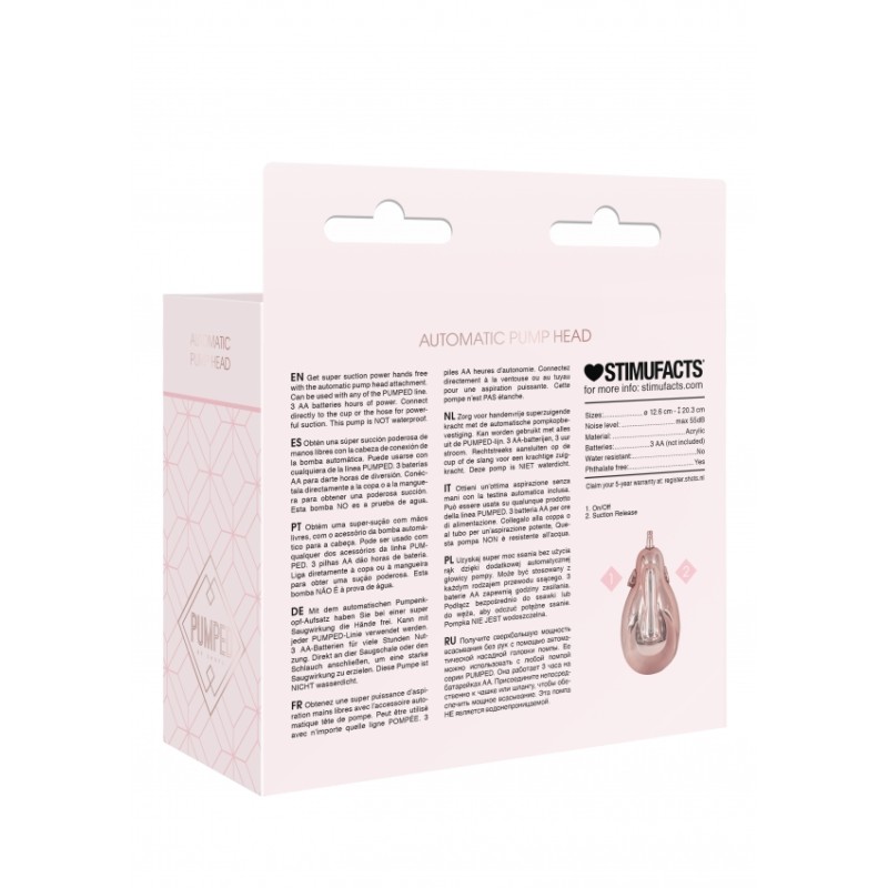 Automatic Pump Head - Pink