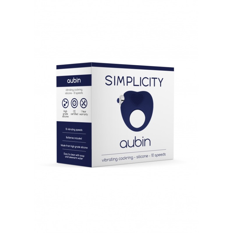 AUBIN | Vibrating Cockring | Blue