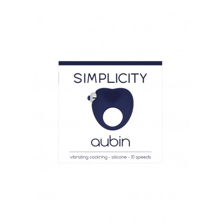 AUBIN | Vibrating Cockring | Blue