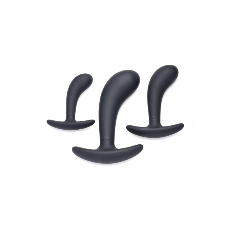 Σετ από Πρωκτικές Σφήνες | Curved Anal Trainer | Μαύρο