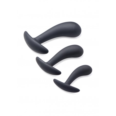 Σετ από Πρωκτικές Σφήνες | Curved Anal Trainer | Μαύρο