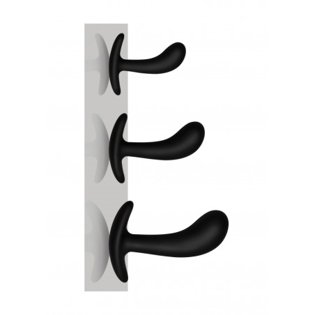 Σετ από Πρωκτικές Σφήνες | Curved Anal Trainer | Μαύρο