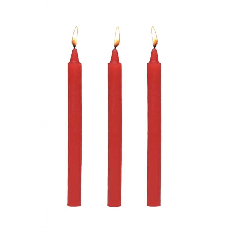 Fire Sticks | Fetish Drip Candles Set of 3 | Red