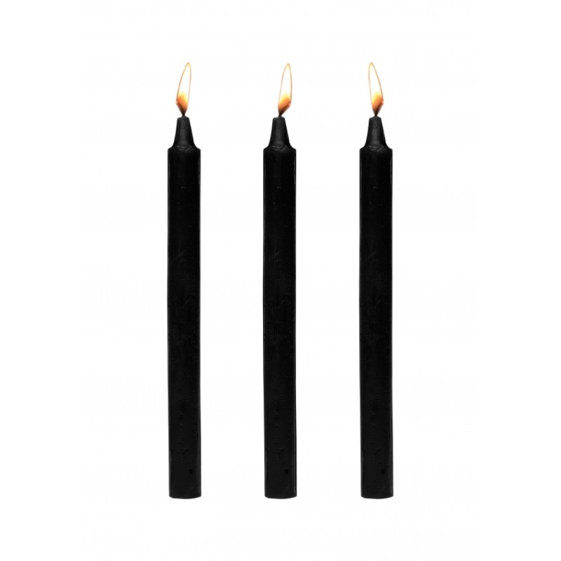 Fire Sticks | Fetish Drip Candles Set of 3 | Black
