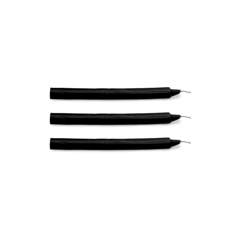 Fire Sticks | Fetish Drip Candles Set of 3 | Black