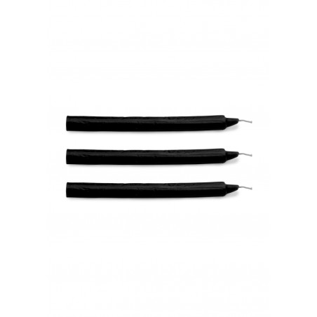 Fire Sticks | Fetish Drip Candles Set of 3 | Black