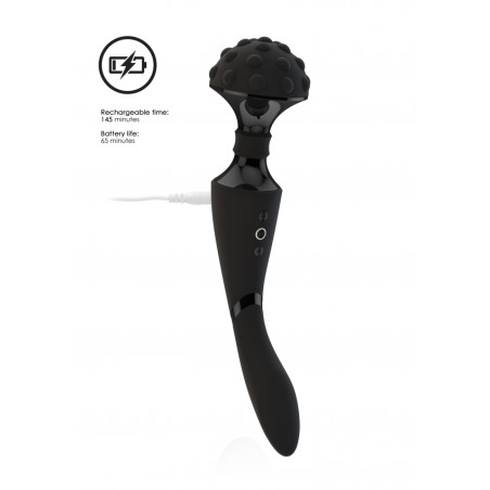 Vive | Shiatsu | Bendable Massager Wand | Black