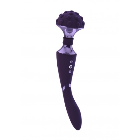 Vive | Shiatsu | Bendable Massager Wand | Purple