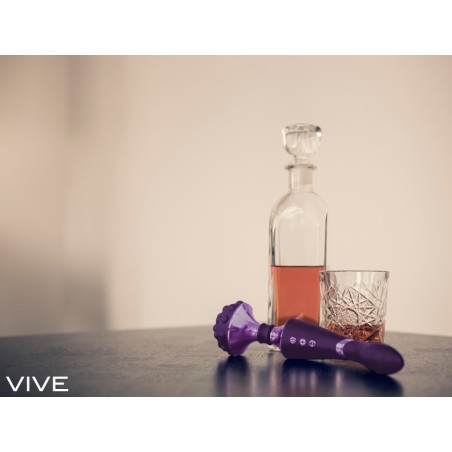 Vive | Shiatsu | Bendable Massager Wand | Purple