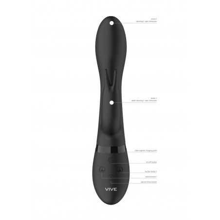 Vive | Zosia | Classic G-Spot Rabbit | Μαύρος