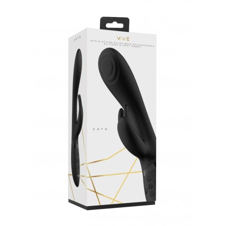 Vive | Cato | Pulse G-Spot Rabbit | Black