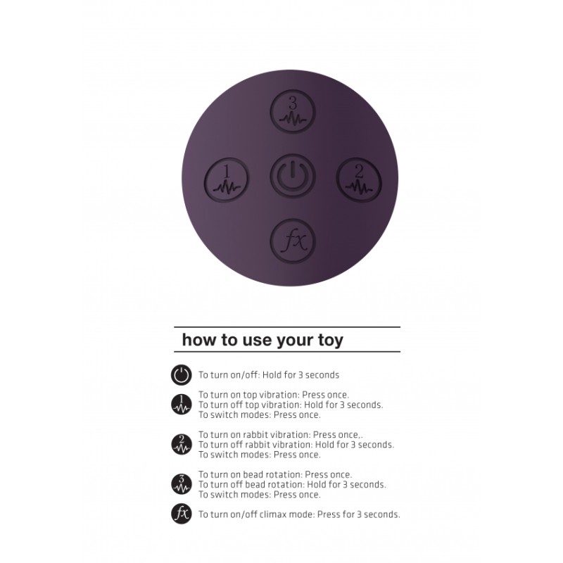 Vive | Cato | Pulse G-Spot Rabbit | Μοβ