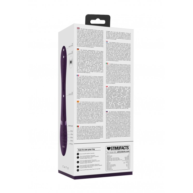 Vive | Cato | Pulse G-Spot Rabbit | Μοβ