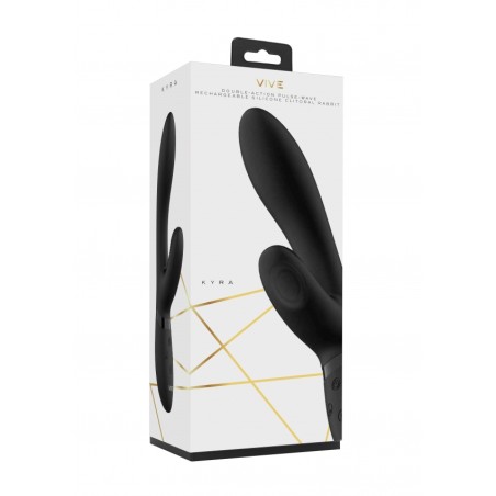 Vive | Kyra | Pulse Clitoral Rabbit | Black