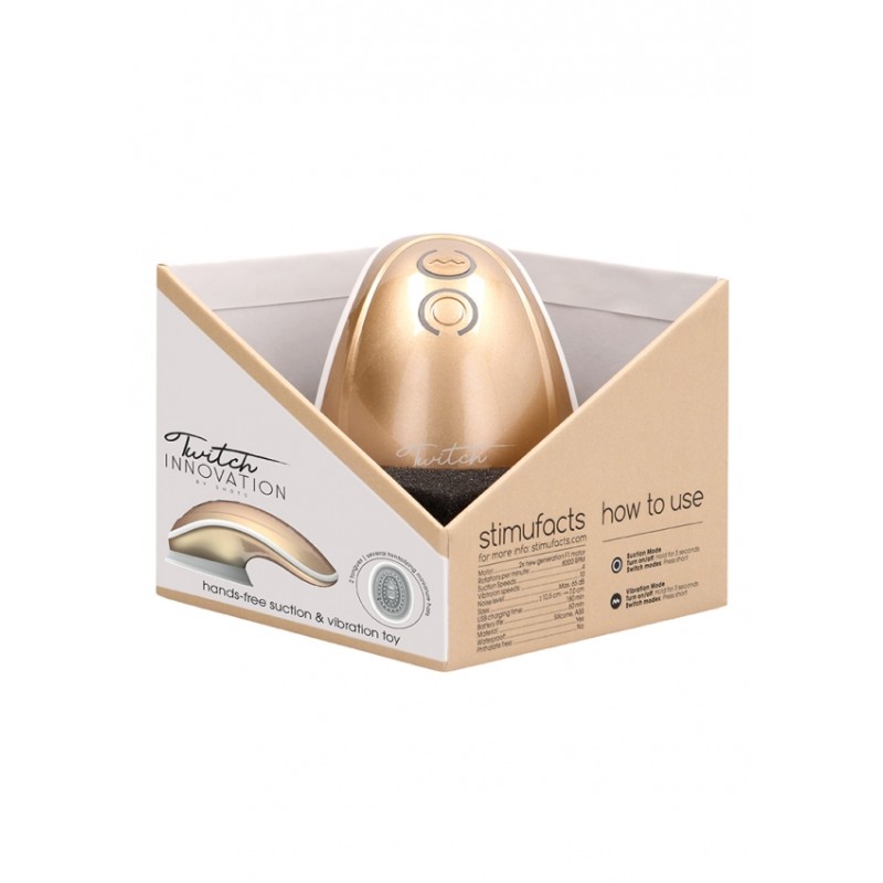 Twitch Hands | Free Suction & Vibration Toy | Gold