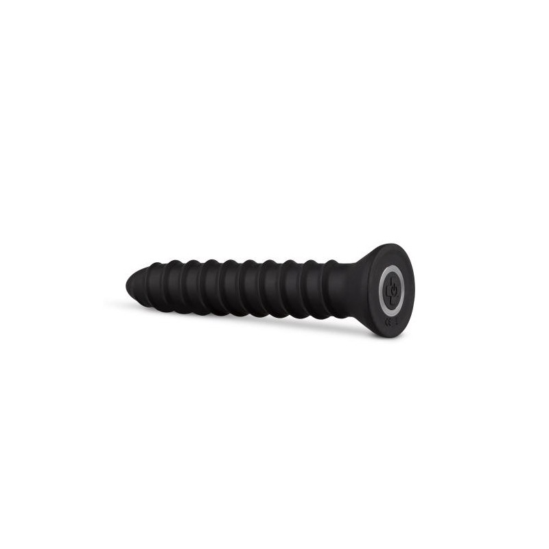 Screwed Plug Anal Vibrator - Large