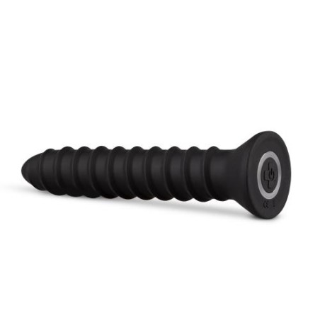 Screwed Plug Anal Vibrator - Large