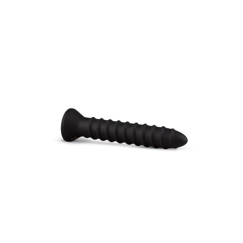 Screwed Plug Anal Vibrator - Large