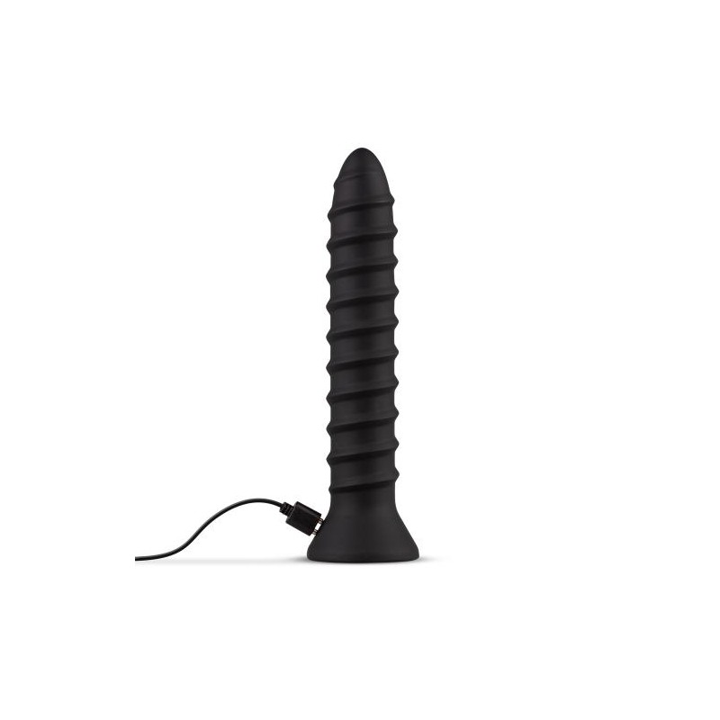 Screwed Plug Anal Vibrator - Large