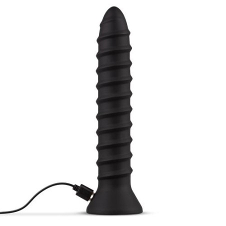 Screwed Plug Anal Vibrator - Large