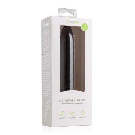 Screwed Plug Anal Vibrator - Large