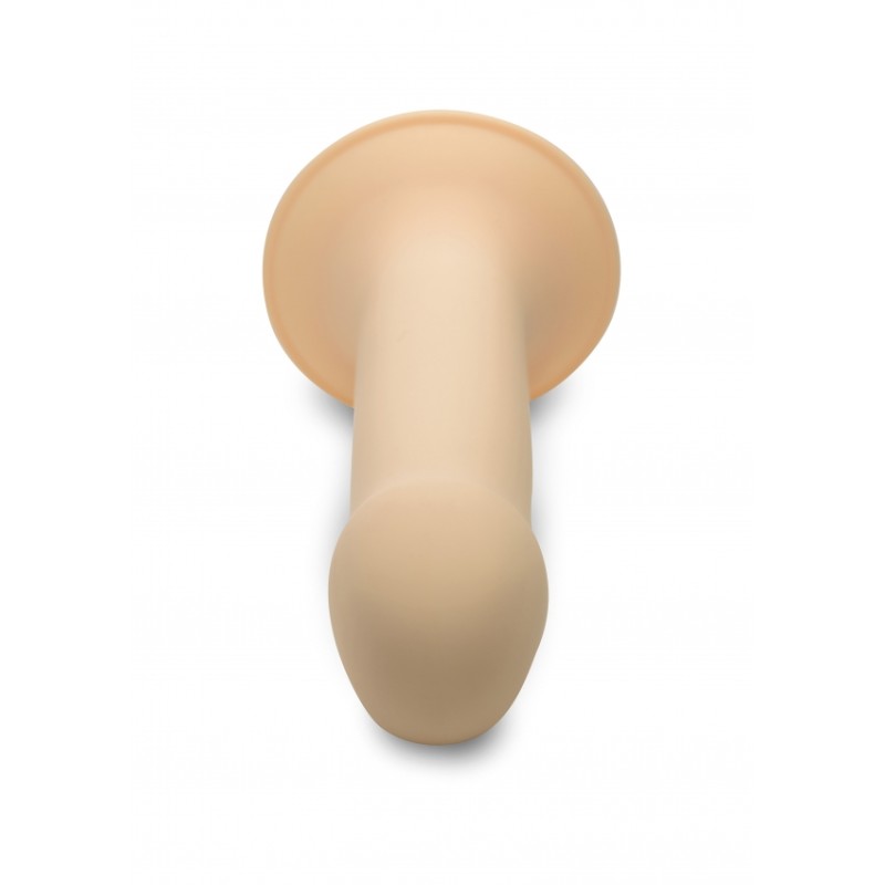Squeezable Phallic Dildo - Flesh