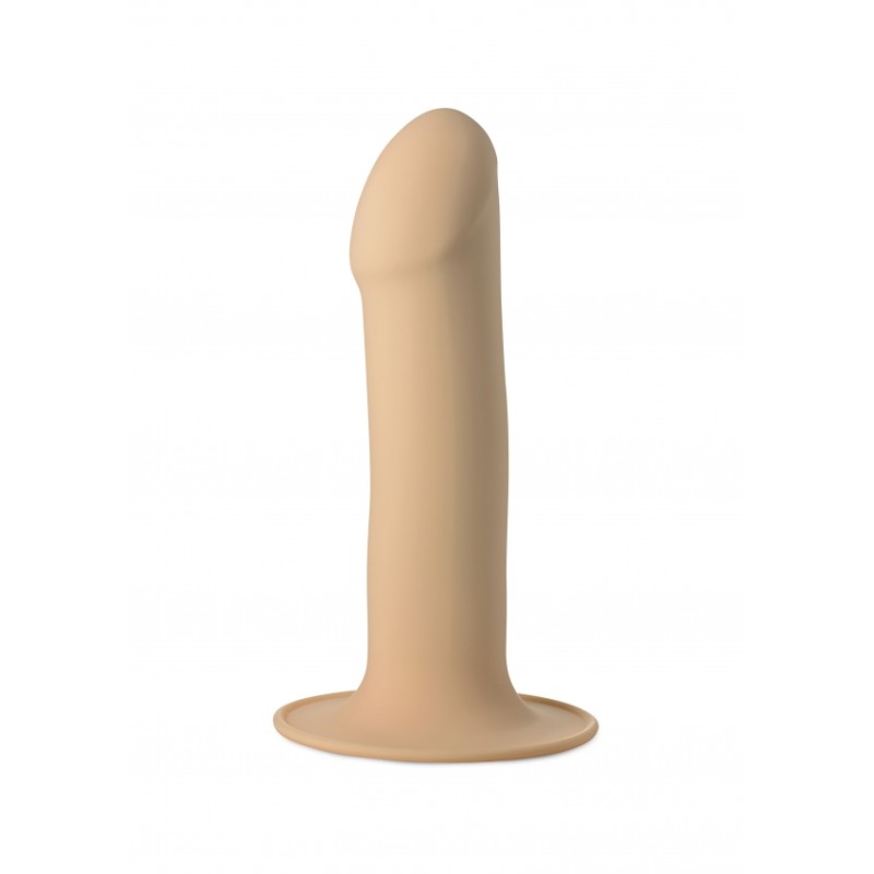 Squeezable Phallic Dildo - Flesh