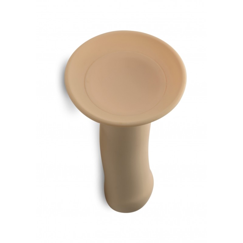 Squeezable Phallic Dildo - Flesh