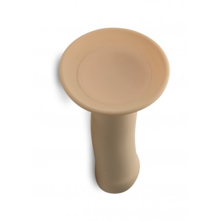 Squeezable Phallic Dildo - Flesh