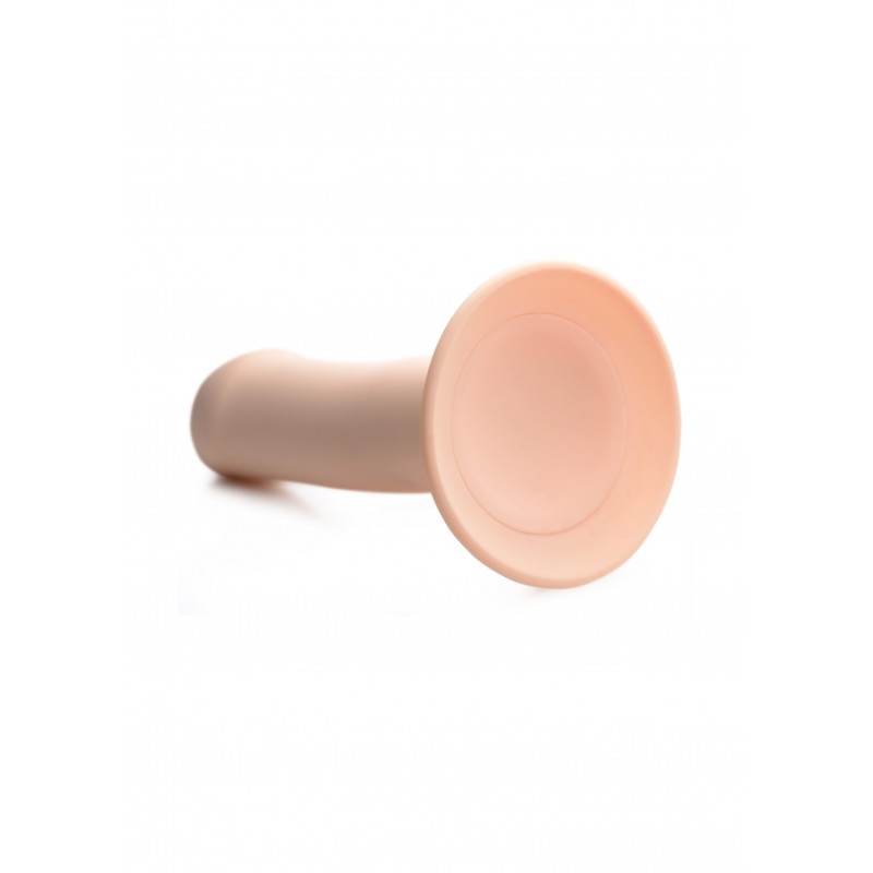 Squeezable Phallic Dildo - Flesh