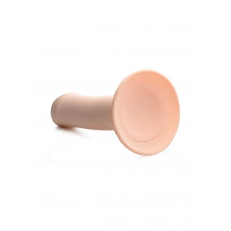Squeezable Phallic Dildo - Flesh