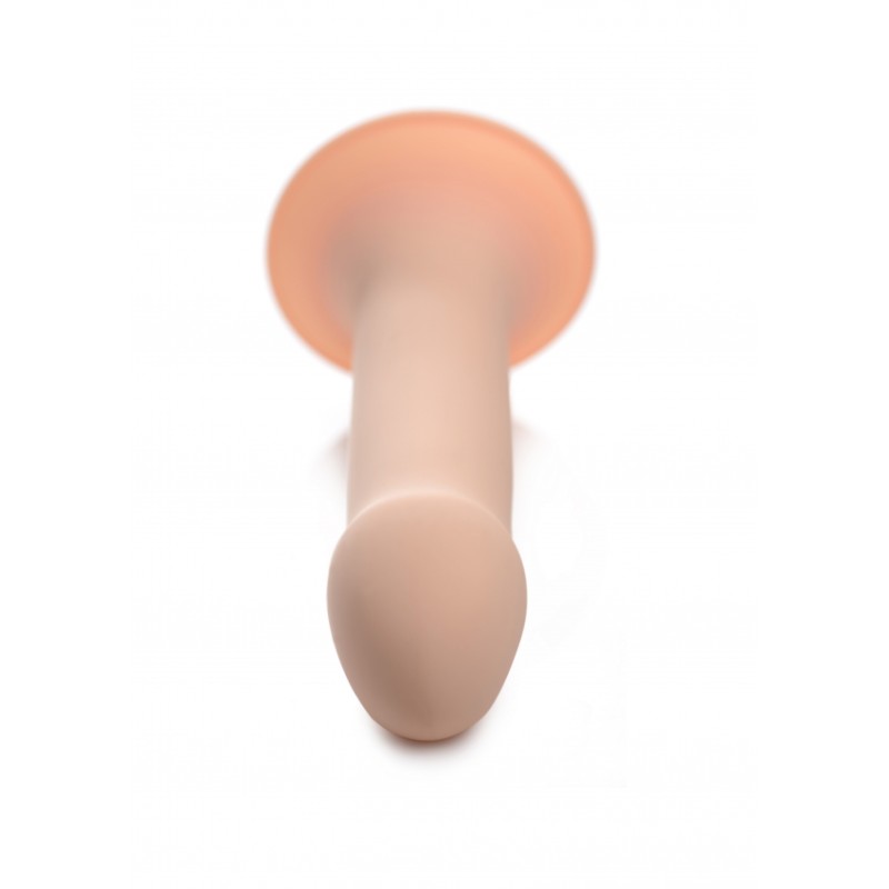 Squeezable Phallic Dildo - Flesh