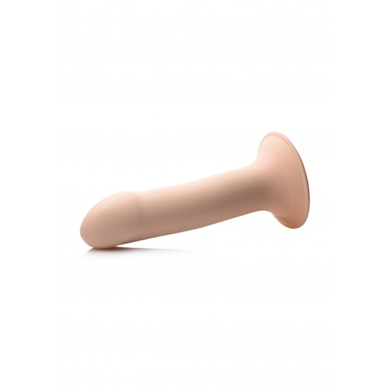 Squeezable Phallic Dildo - Flesh
