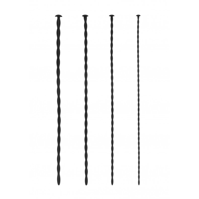 Silicone Spiral Screw Plug Set - Beginner Urethral Sounding