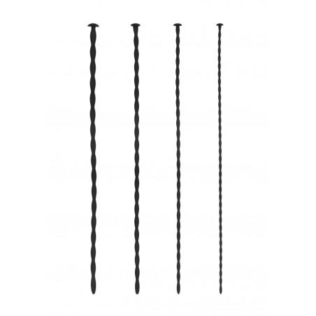 Silicone Spiral Screw Plug Set - Beginner Urethral Sounding
