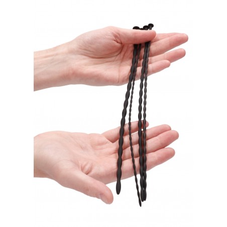 Silicone Spiral Screw Plug Set - Beginner Urethral Sounding