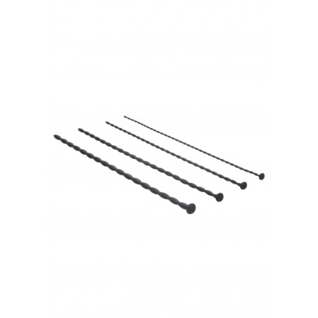 Silicone Spiral Screw Plug Set - Beginner Urethral Sounding