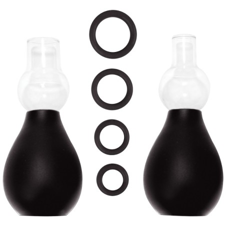 Shots Toys - Nipple Erector Set - Black