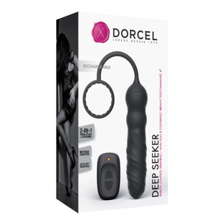 Dorcel | Deep Seeker Anal Plug with Remote | Black