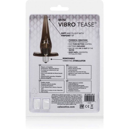 California Exotics | Mini Vibro Anal Plug | Black