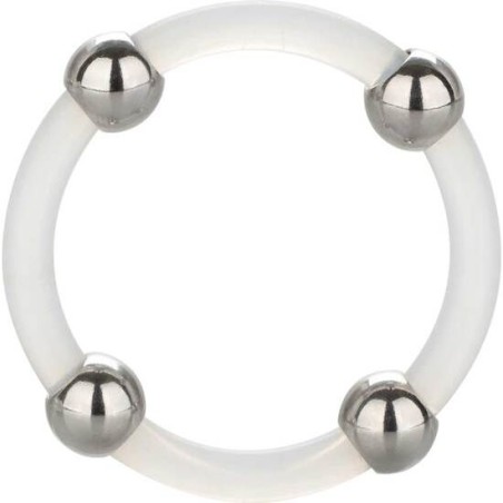 California Exotics | Steel Beaded Silicone Ring | Large