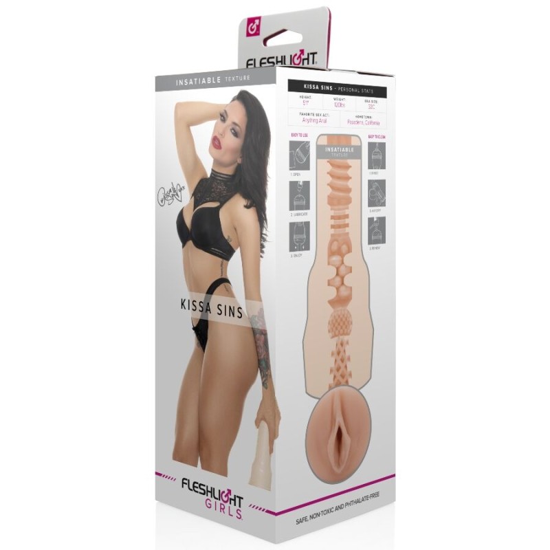 Fleshlight Girls | Kissa Sins Insatiable Vagina