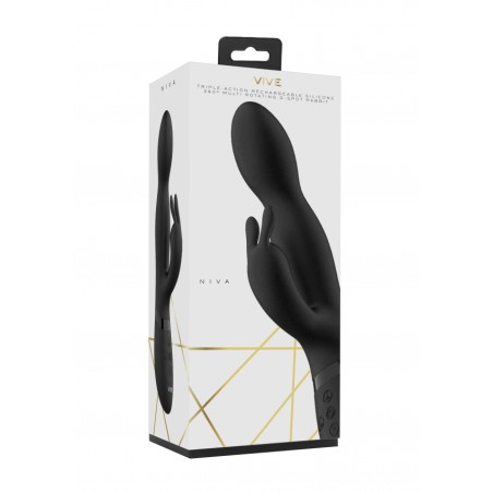 Vive | Niva | 360 Degrees Rotating Rabbit | Black