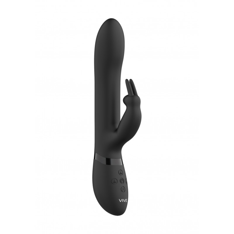 Vive | Amoris | Thrusting & Vibrating Rabbit | Black